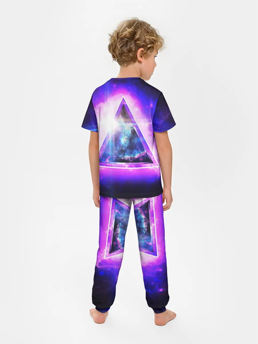 Детская пижама с брюками / КОСМИЧЕСКИЙ ТРЕУГОЛЬНИК
