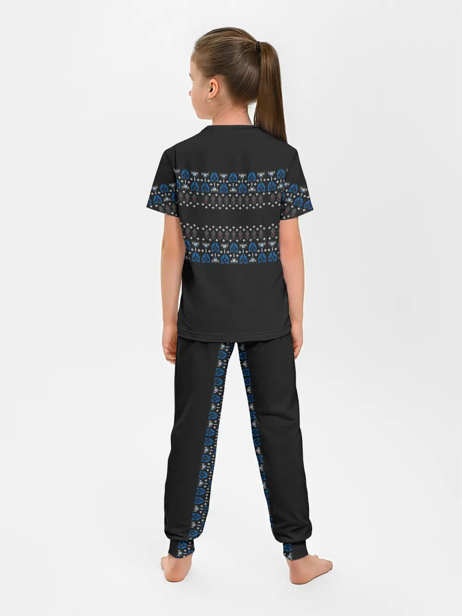 Детская пижама с брюками / N7 Вязаный