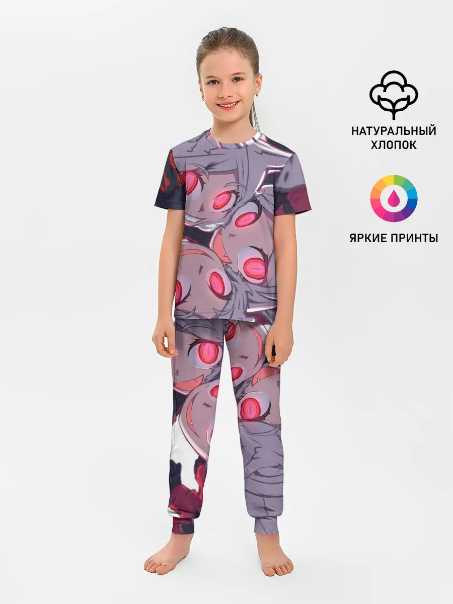 Детская пижама с брюками / МИЛЫЕ КОШЕЧКИ