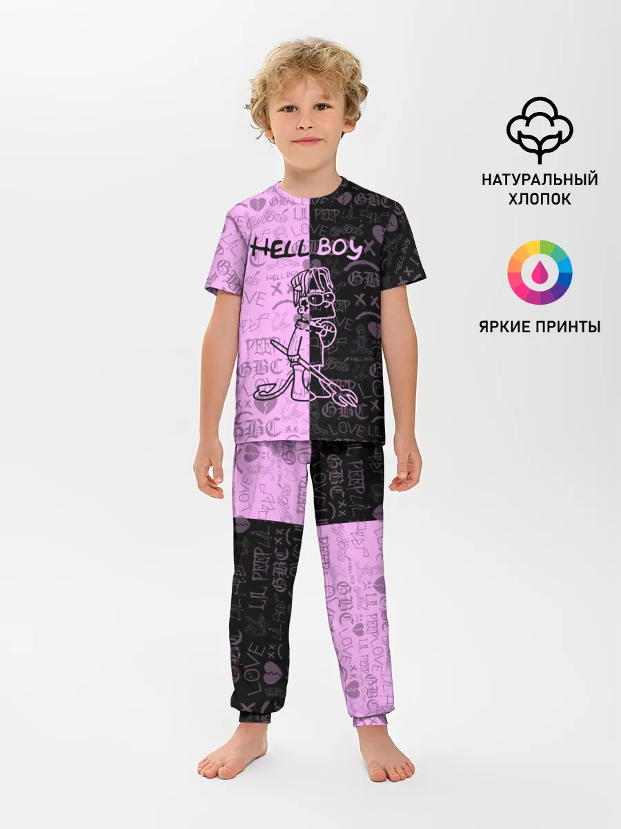 Детская пижама с брюками / LIL PEEP HELL BOY