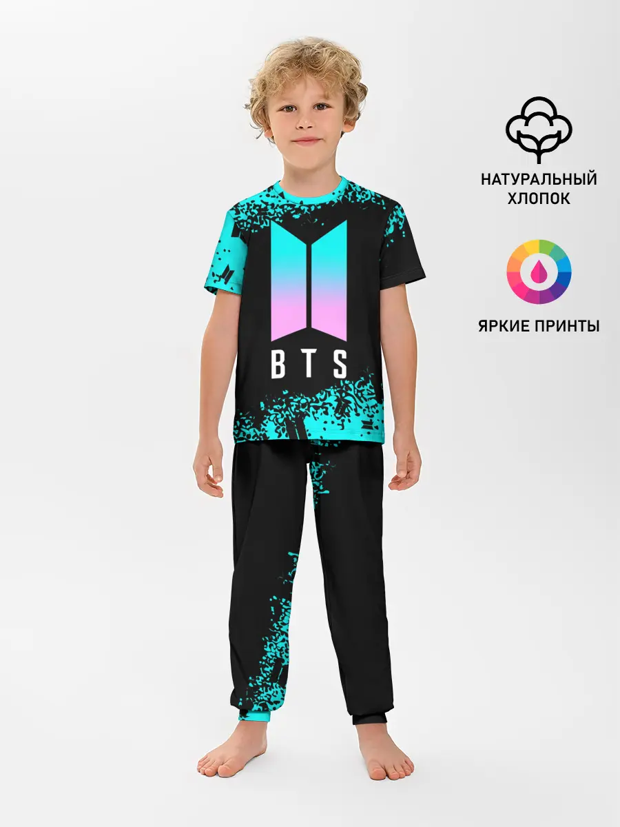 Детская пижама с брюками / BTS / БТС
