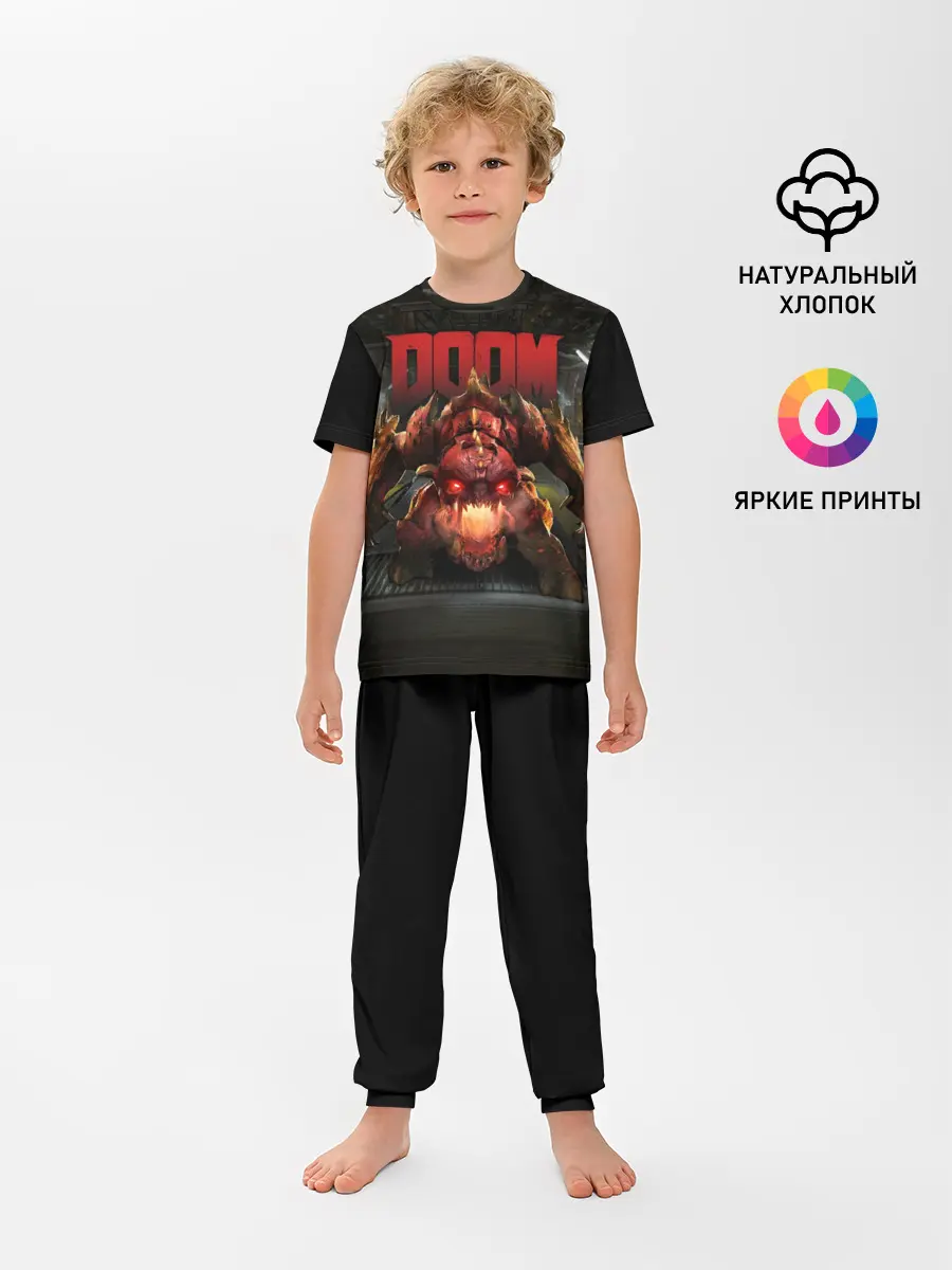 Детская пижама с брюками / DOOM Pinky