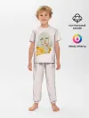 Детская пижама с брюками / Лана акваркелью