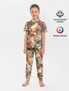 Детская пижама с брюками / Осенние цвета