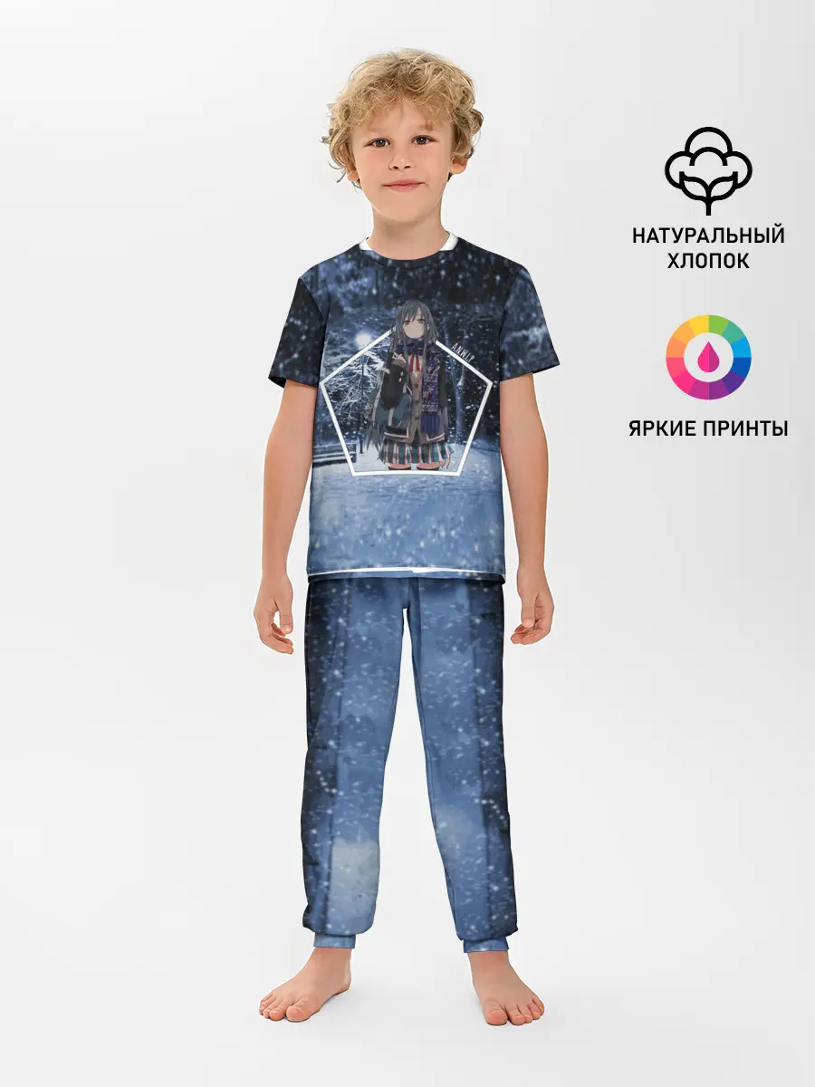 Детская пижама с брюками / Snow Bunny Girl