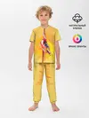 Детская пижама с брюками / Гимнастика на полотнах