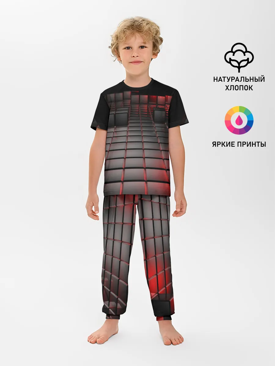 Детская пижама с брюками / КАРБОНОВЫЕ ПЛИТЫ