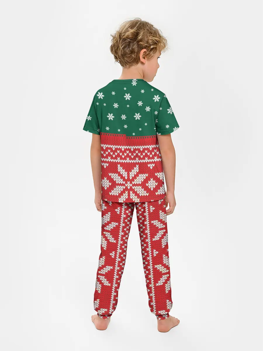 Детская пижама с брюками / Новогодний Дмитрий