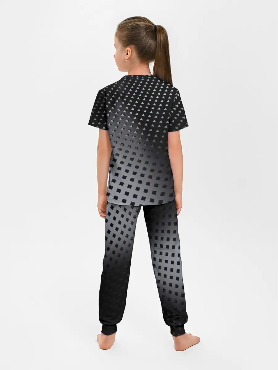 Детская пижама с брюками / Текстура.