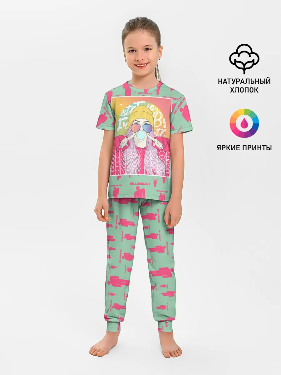 Детская пижама с брюками / Billie Eilish