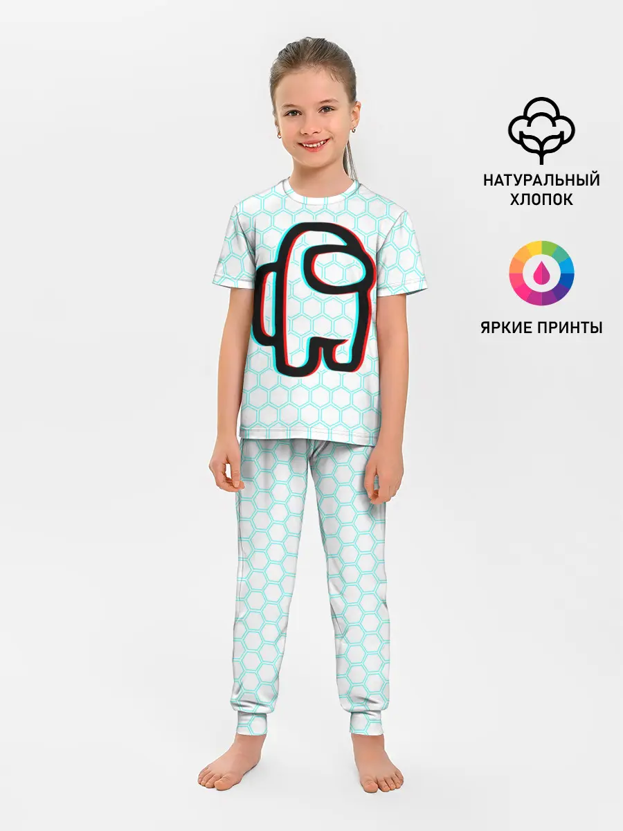 Детская пижама с брюками / AMONG US / АМОНГ АС