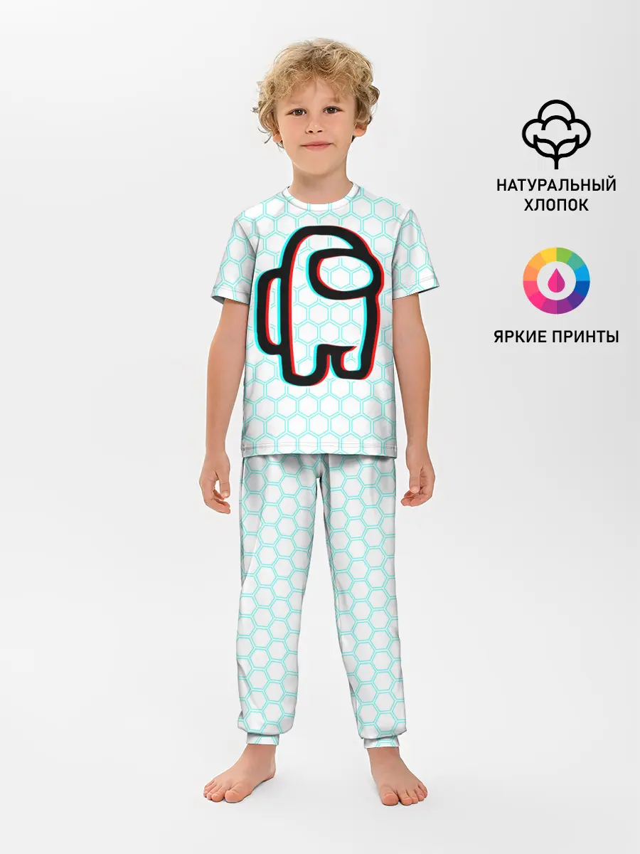 Детская пижама с брюками / AMONG US / АМОНГ АС