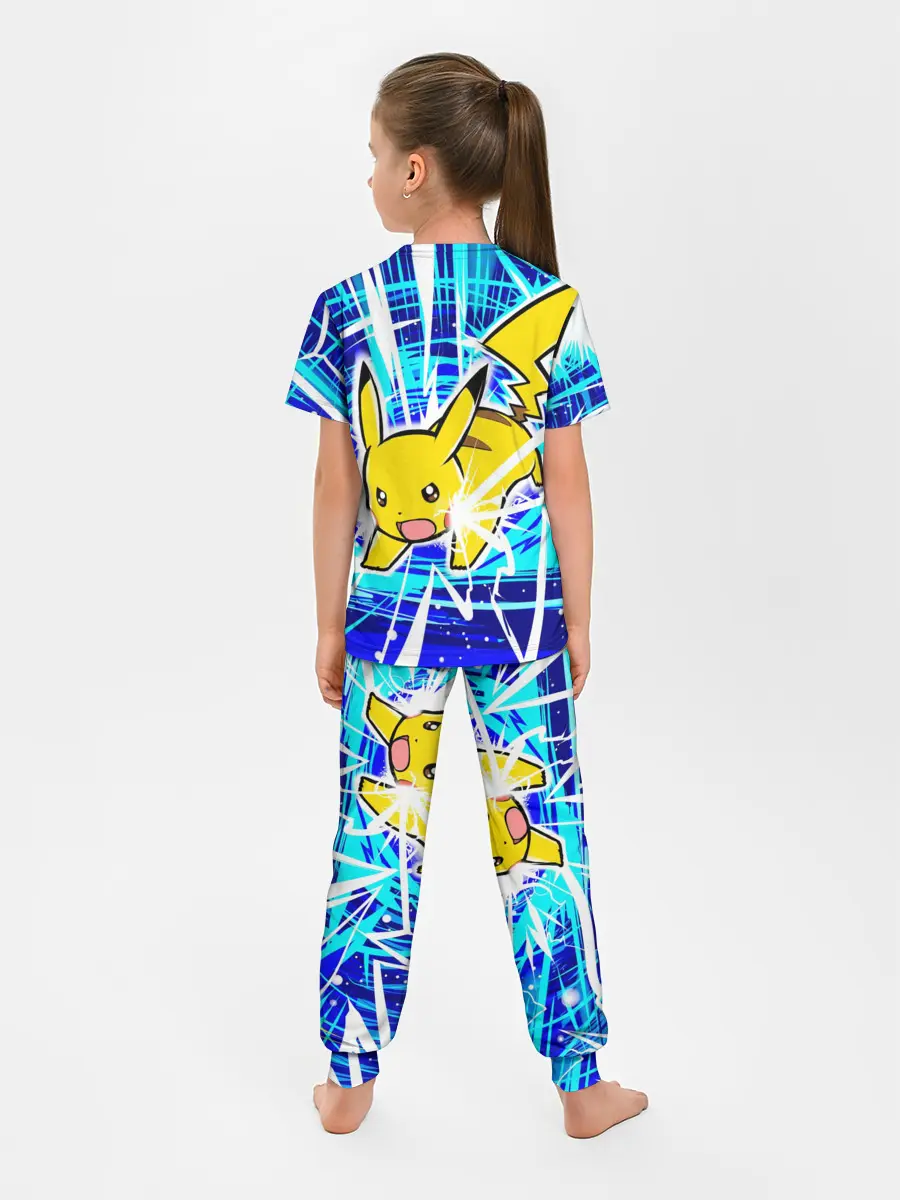 Детская пижама с брюками / Пикачу