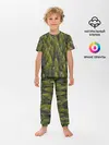 Детская пижама с брюками / лес вечный
