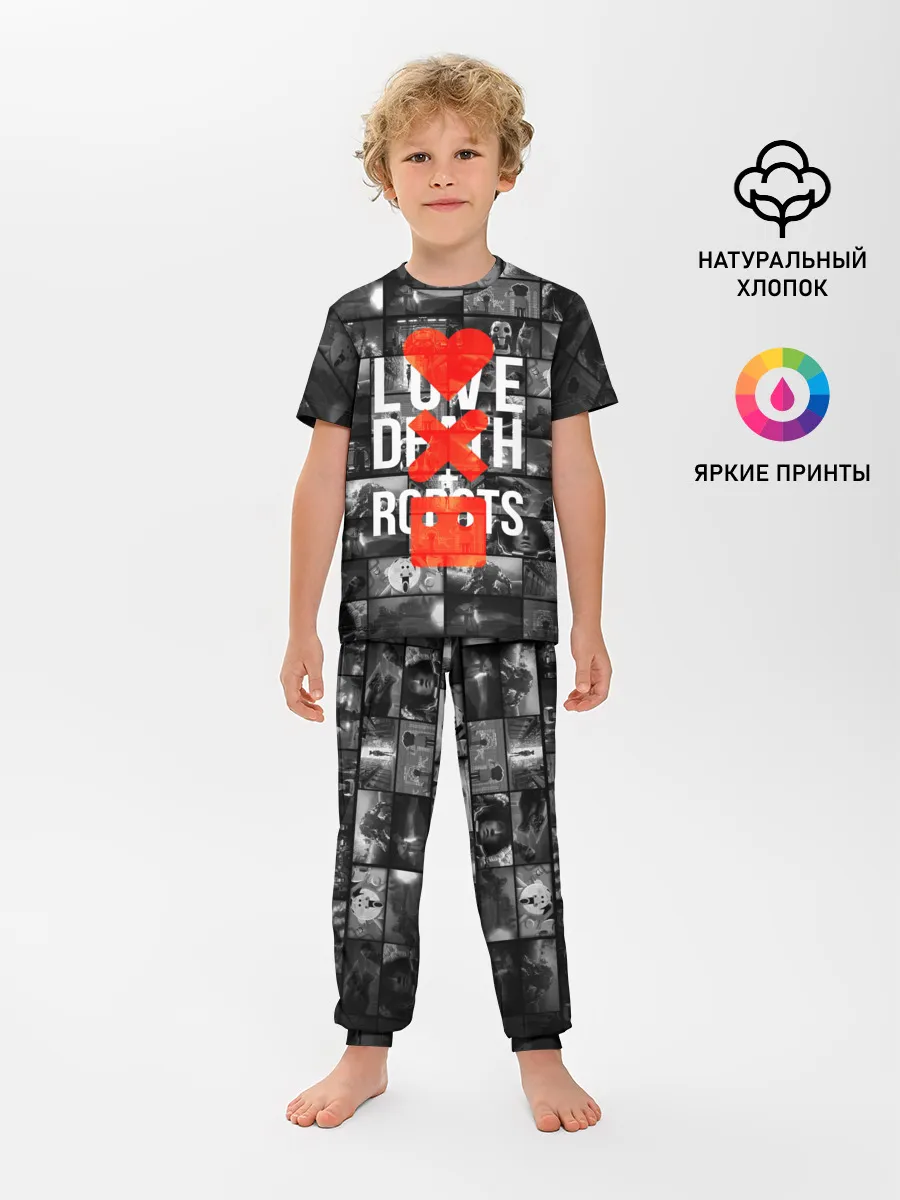 Детская пижама с брюками / LOVE DEATH ROBOTS