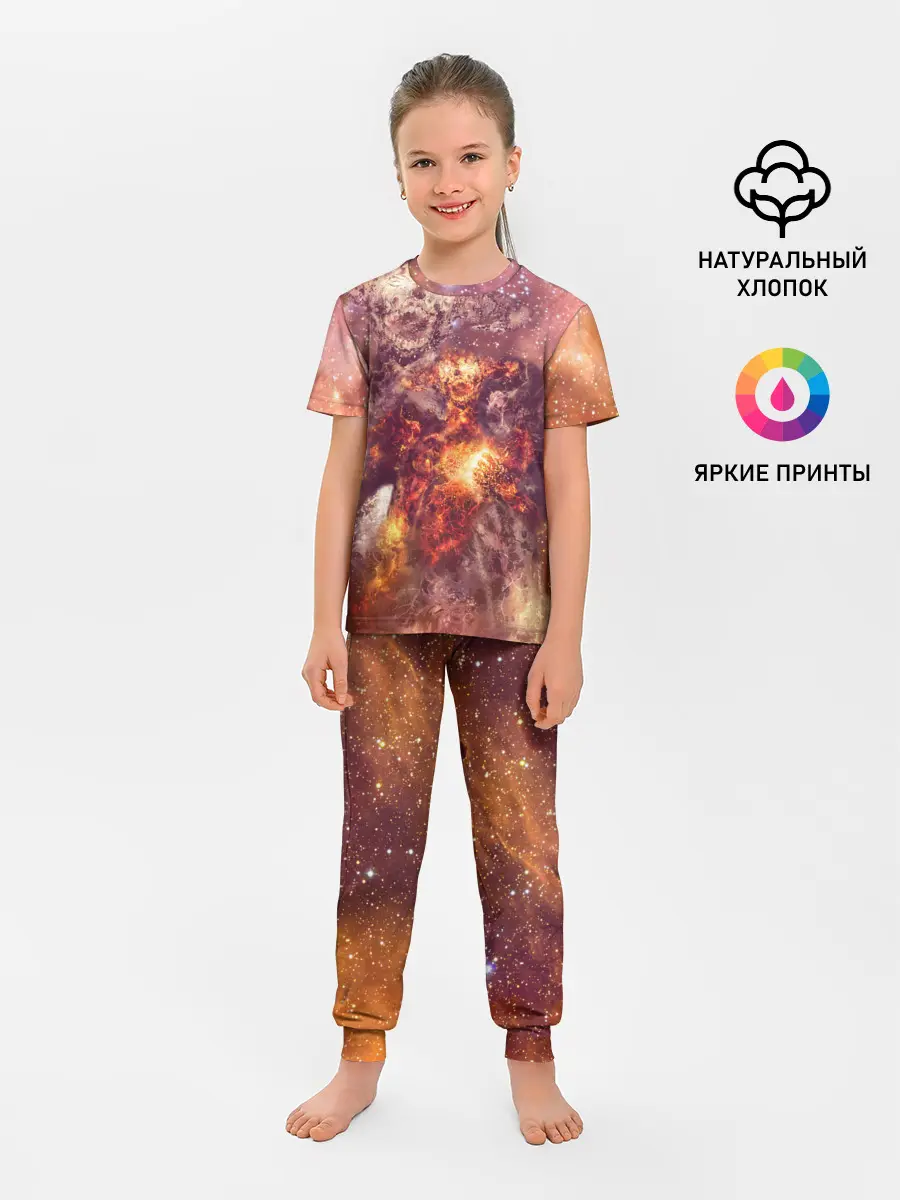 Детская пижама с брюками / ДЬЯВОЛ | GALAXY DIABLO