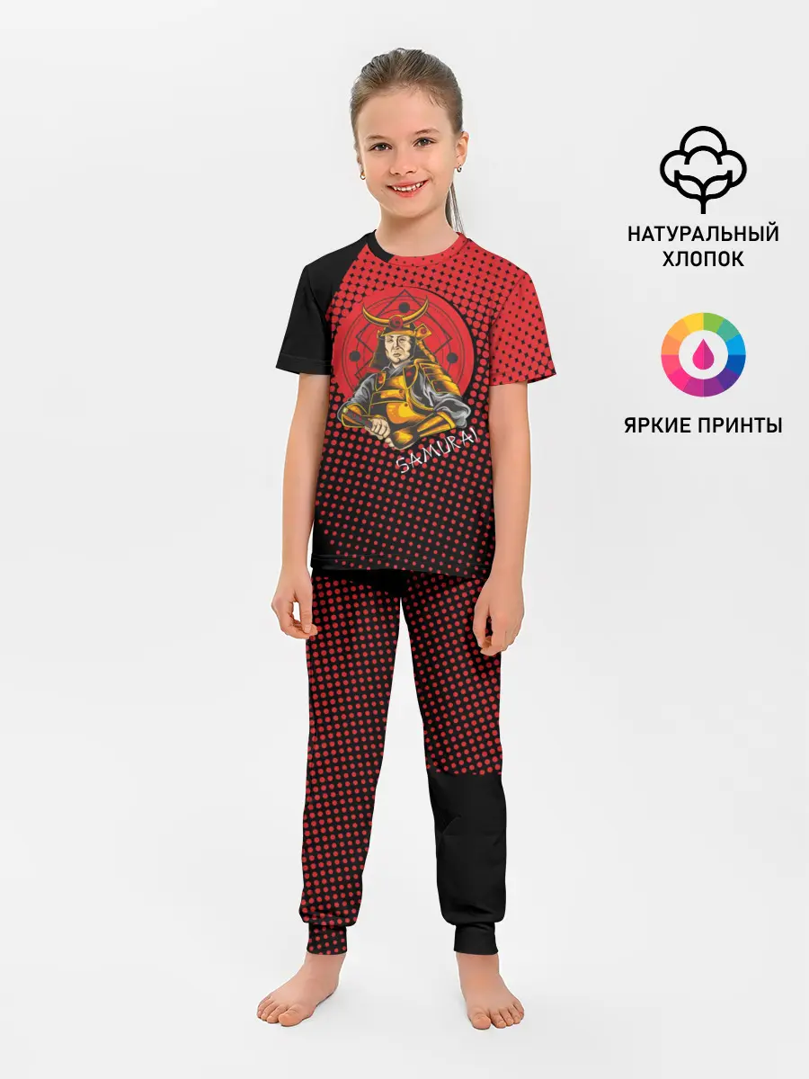 Детская пижама с брюками / Самурай