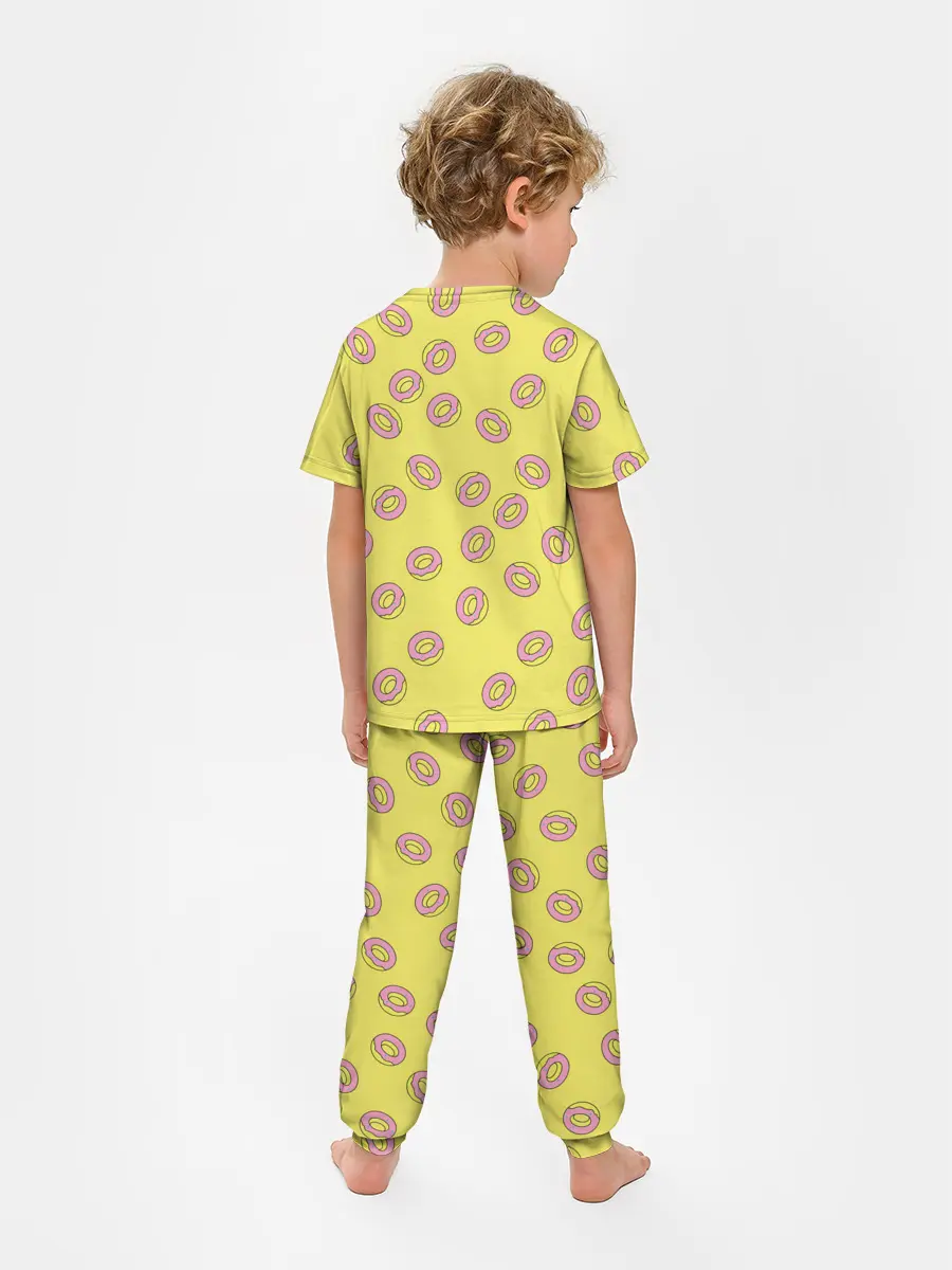 Детская пижама с брюками / Пончики Донатс.