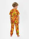 Детская пижама с брюками / Кленовые листья