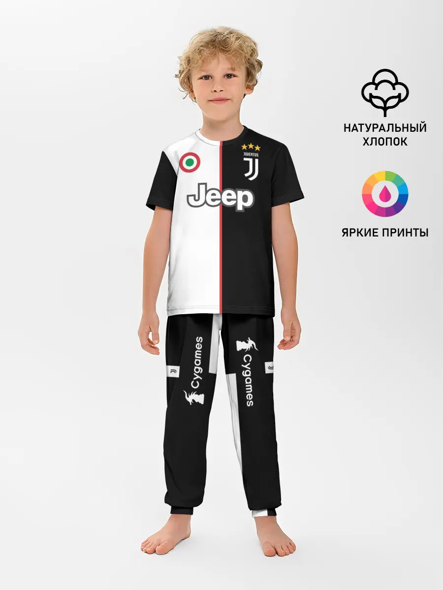 Детская пижама с брюками / Ronaldo Juventus Home 19/20