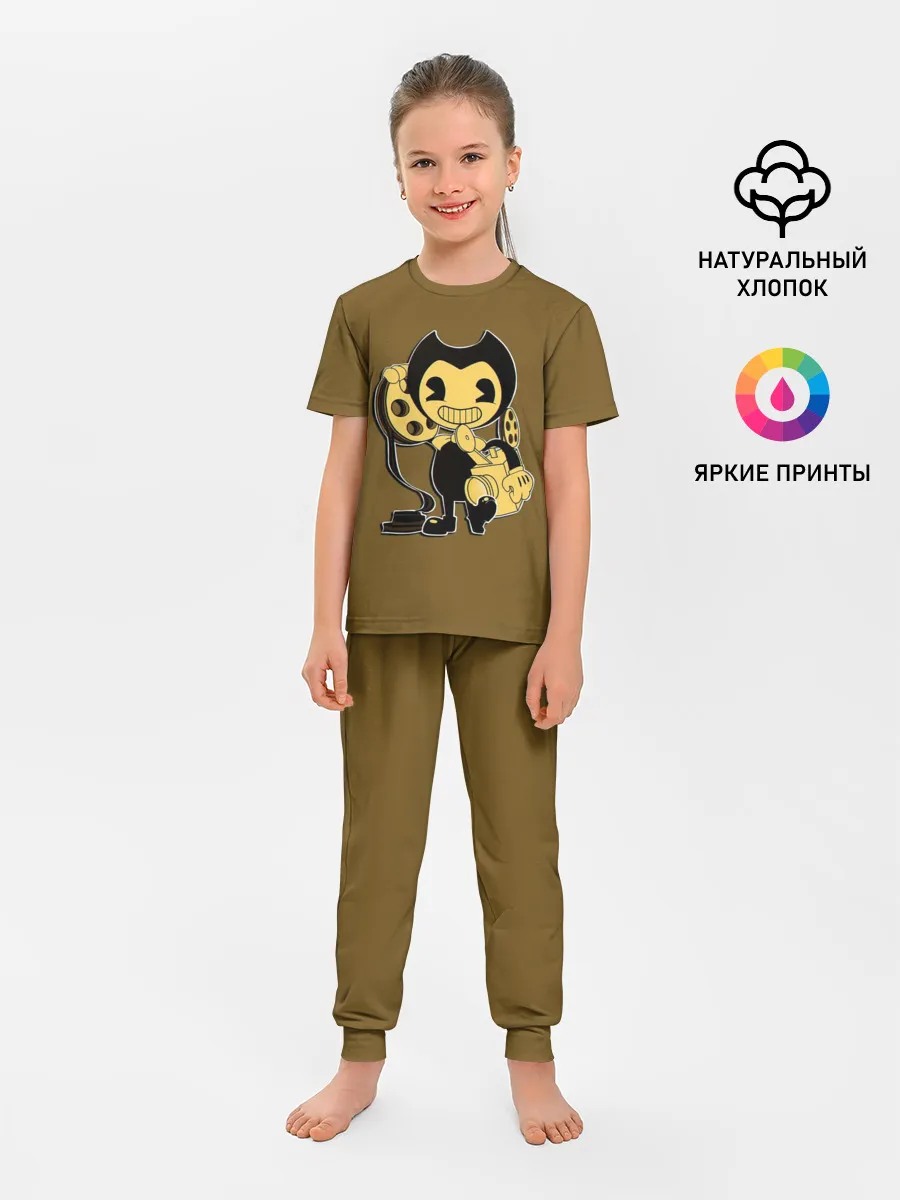 Детская пижама с брюками / Bendy And The Ink Machine