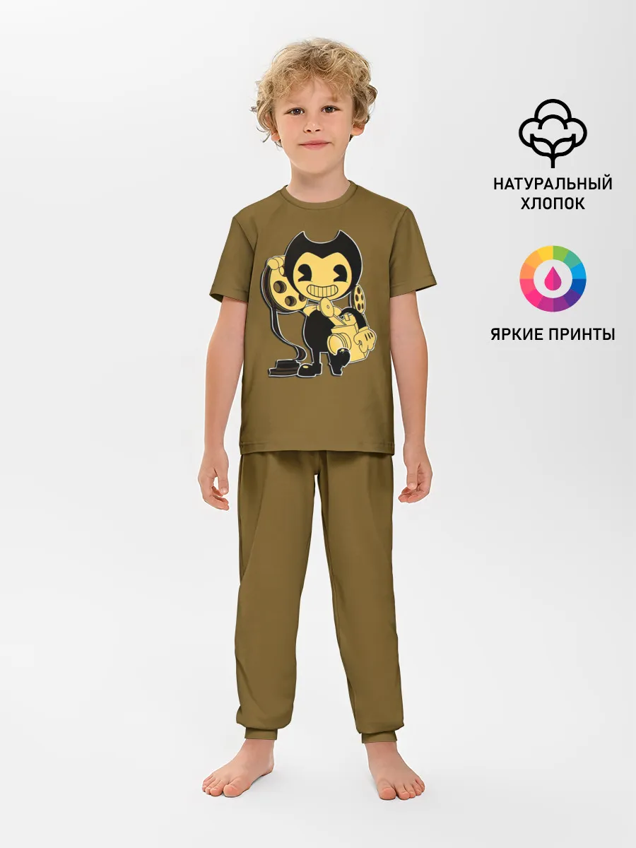 Детская пижама с брюками / Bendy And The Ink Machine