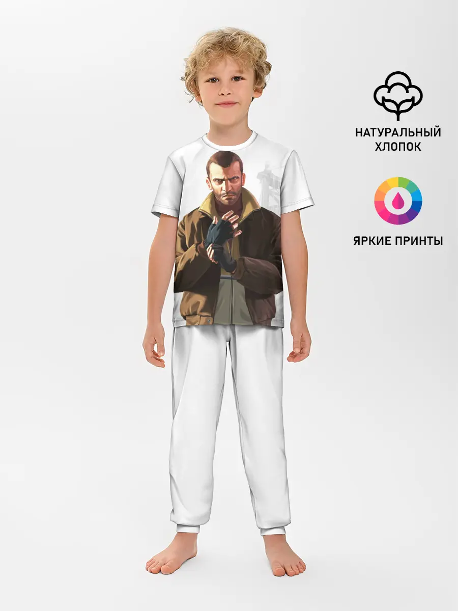 Детская пижама с брюками / Нико