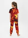 Детская пижама с брюками / Огненная лава
