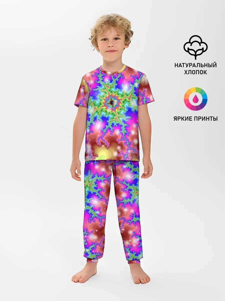 Детская пижама с брюками / Абстракция
