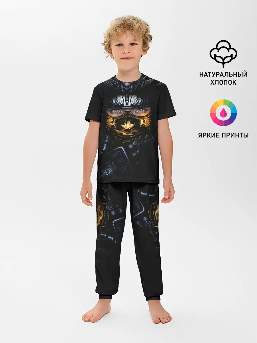 Детская пижама с брюками / Девушка Самурай