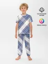 Детская пижама с брюками / Шотландка | Scottish | Tartan