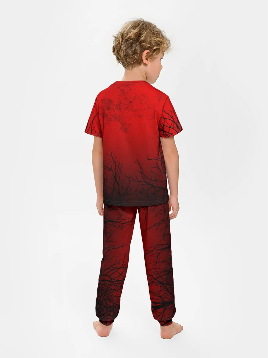 Детская пижама с брюками / СИРЕНОГОЛОВЫЙ В ТЁМНОМ ЛЕСУ