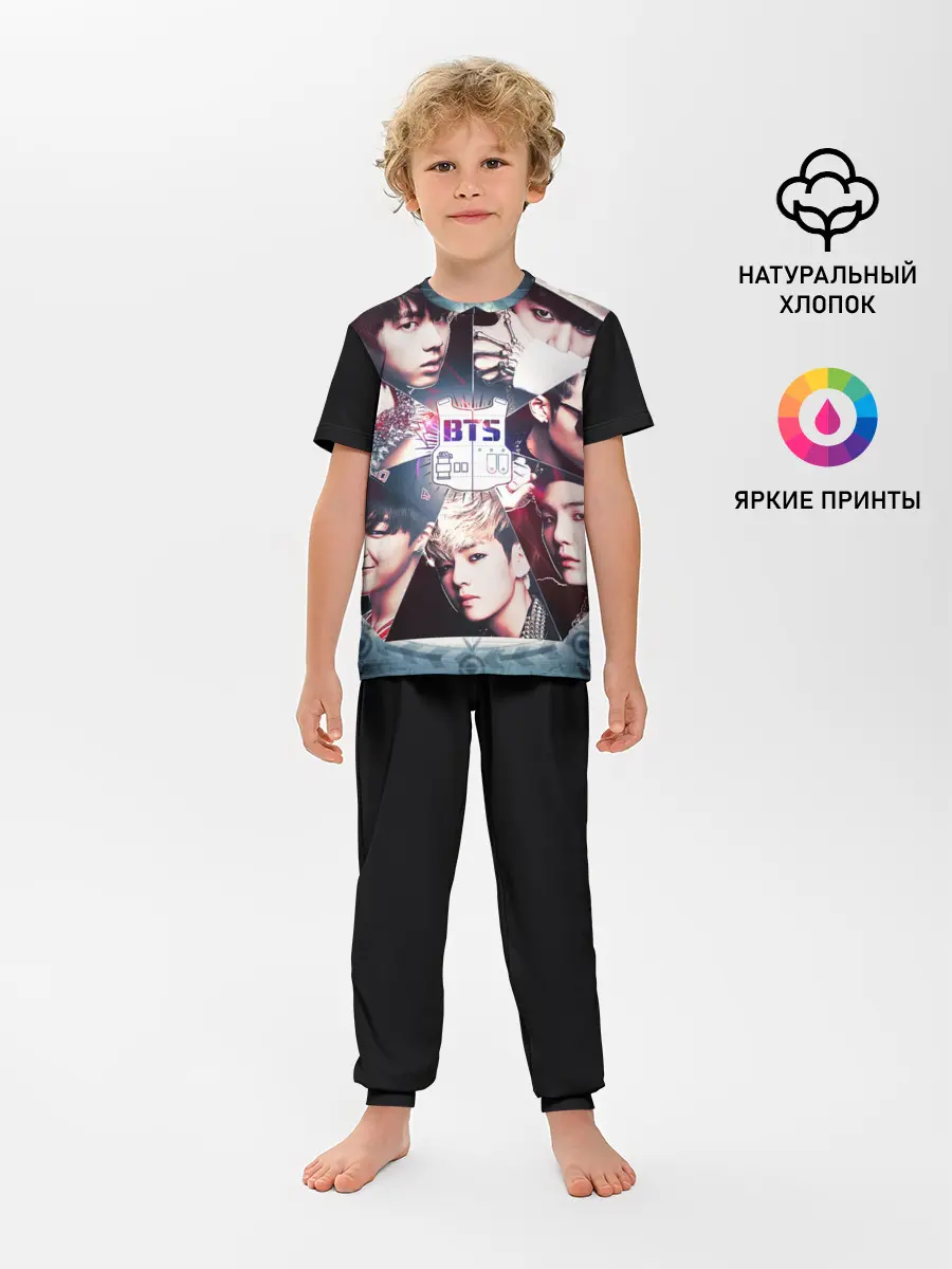 Детская пижама с брюками / Bts