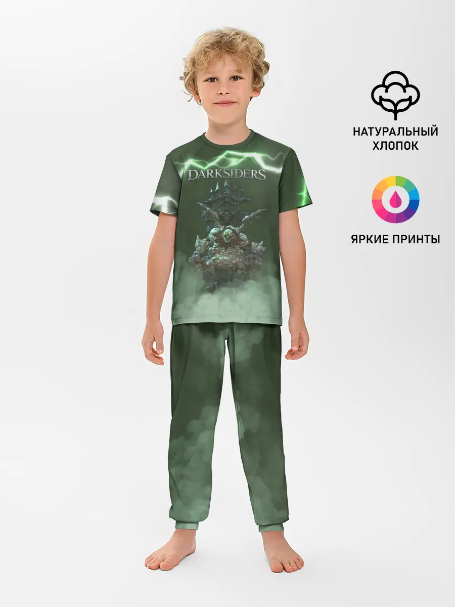 Детская пижама с брюками / Darksiders | Гнев Войны
