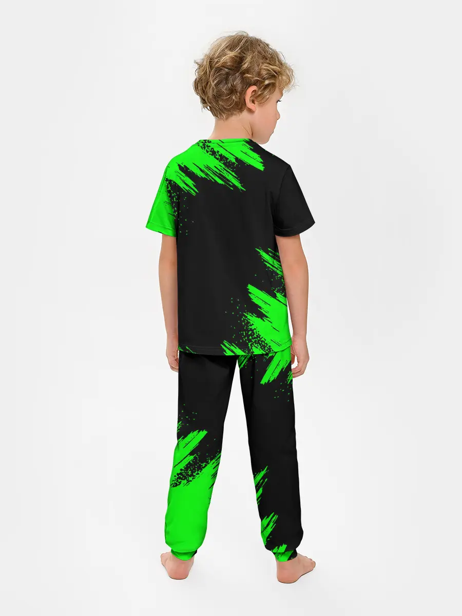 Детская пижама с брюками / MINECRAFT CREEPER