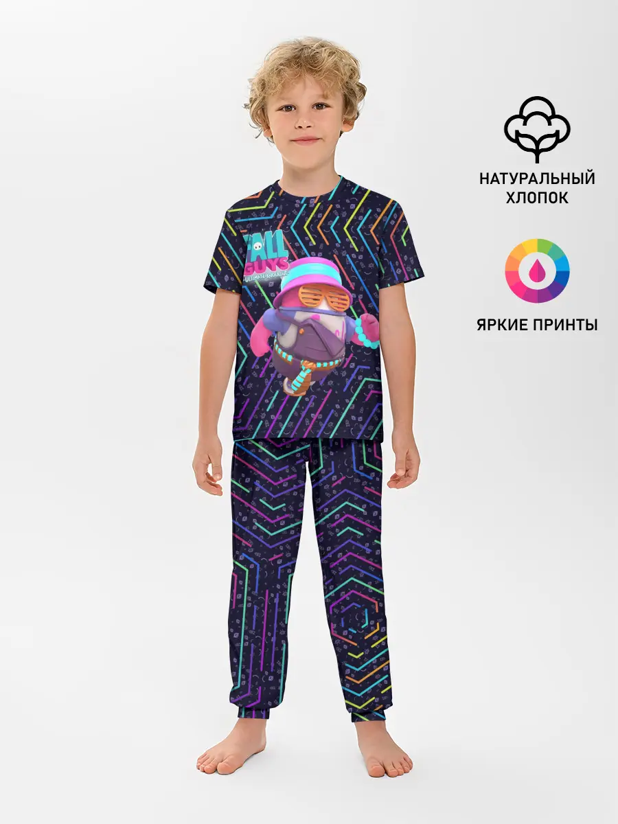 Детская пижама с брюками / Fall Guys | Season 4