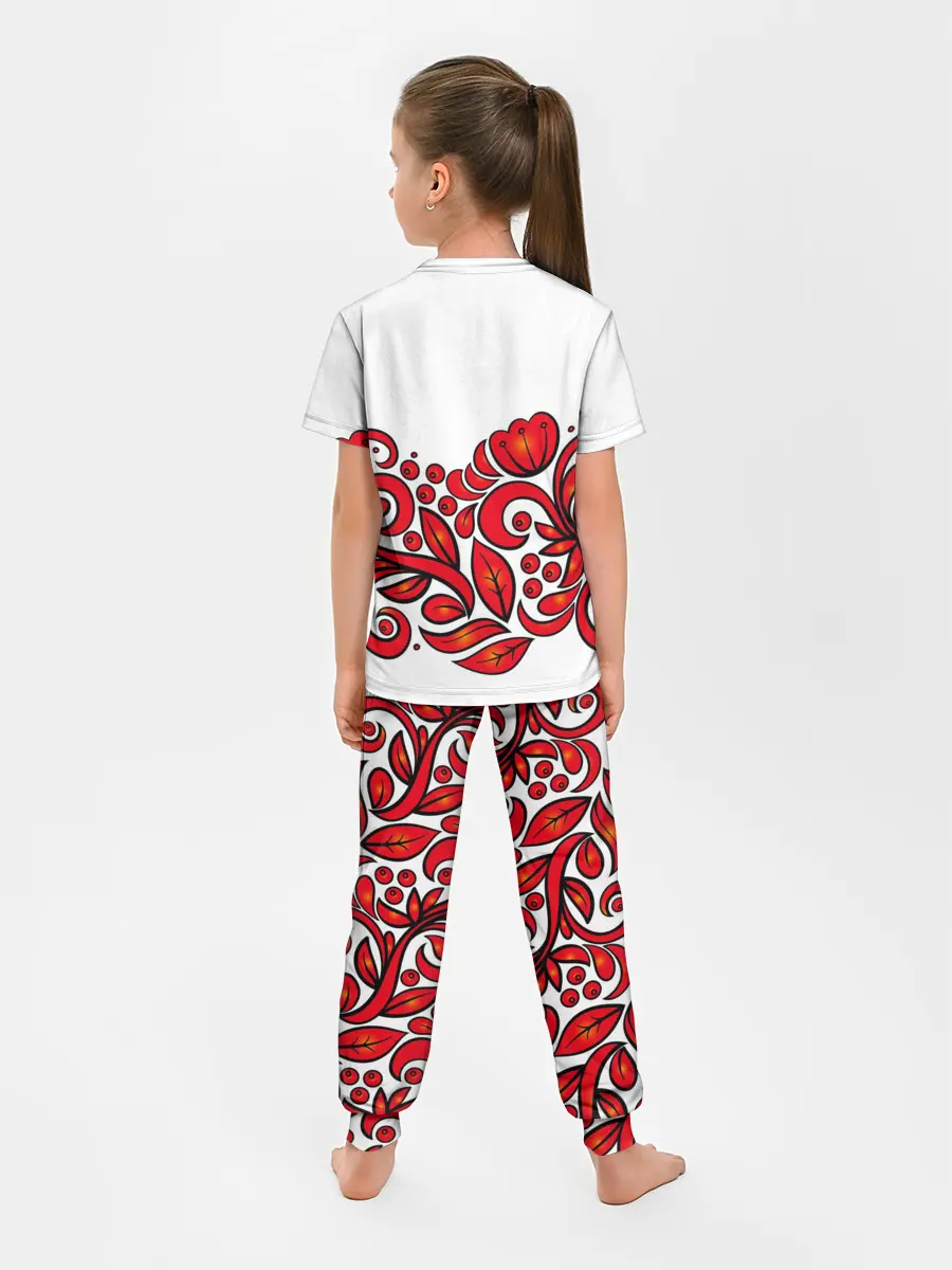 Детская пижама с брюками / ХОХЛОМА