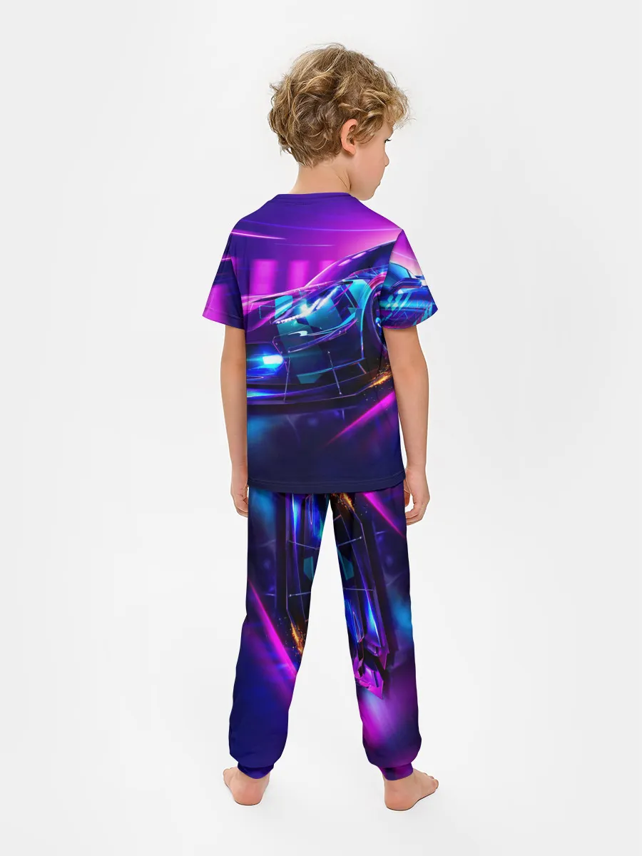 Детская пижама с брюками / Need for Speed