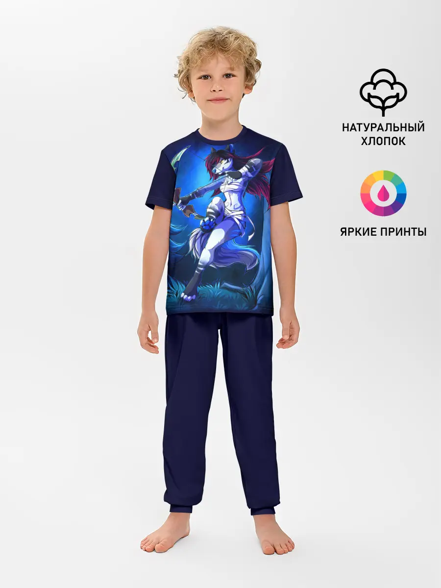 Детская пижама с брюками / Furry warrior