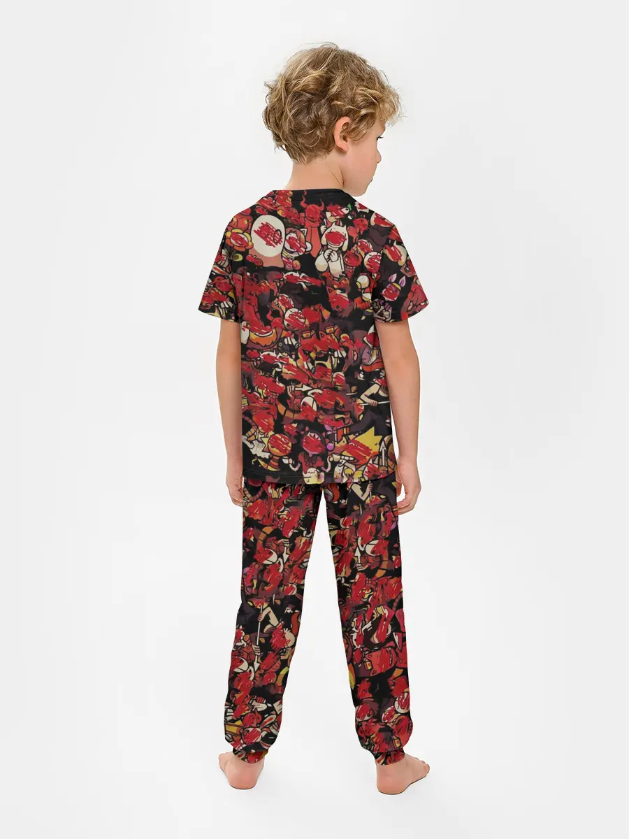 Детская пижама с брюками / UNDERTALE CHARA