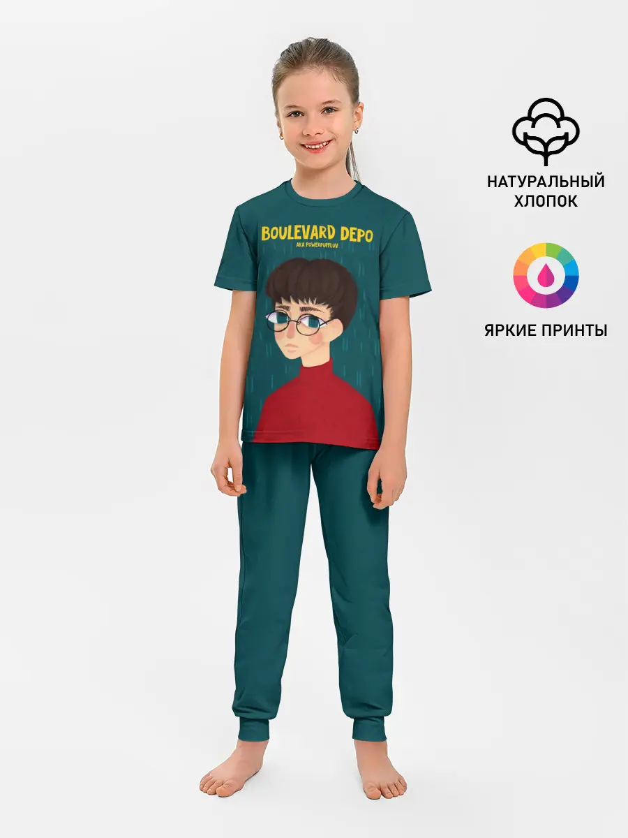 Детская пижама с брюками / Boulevard Depo / Powerpuff Luv