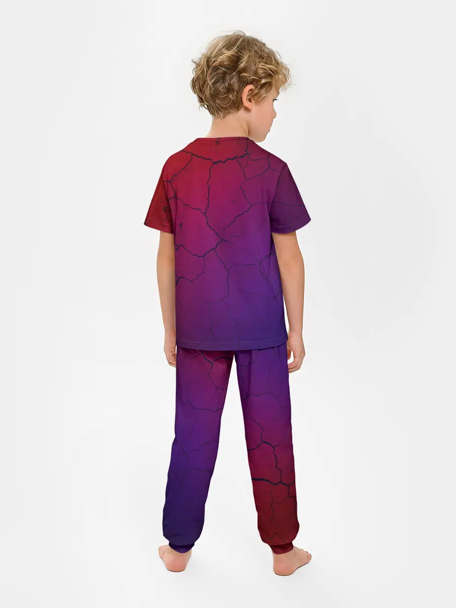 Детская пижама с брюками / Трещины