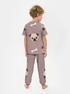 Детская пижама с брюками / Мопсины мордашки