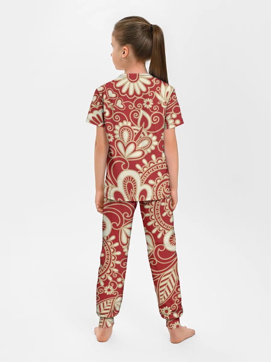 Детская пижама с брюками / КрасиВая ХохЛома