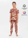 Детская пижама с брюками / КрасиВая ХохЛома