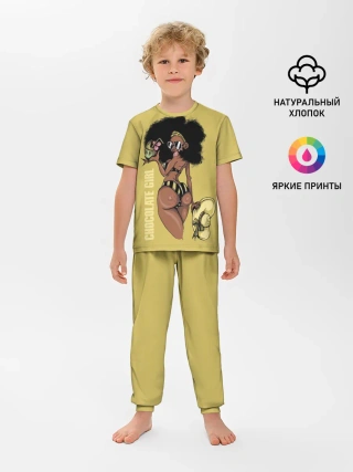 Детская пижама с брюками / Chocolate girl