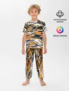 Детская пижама с брюками / Тигровый камуфляж