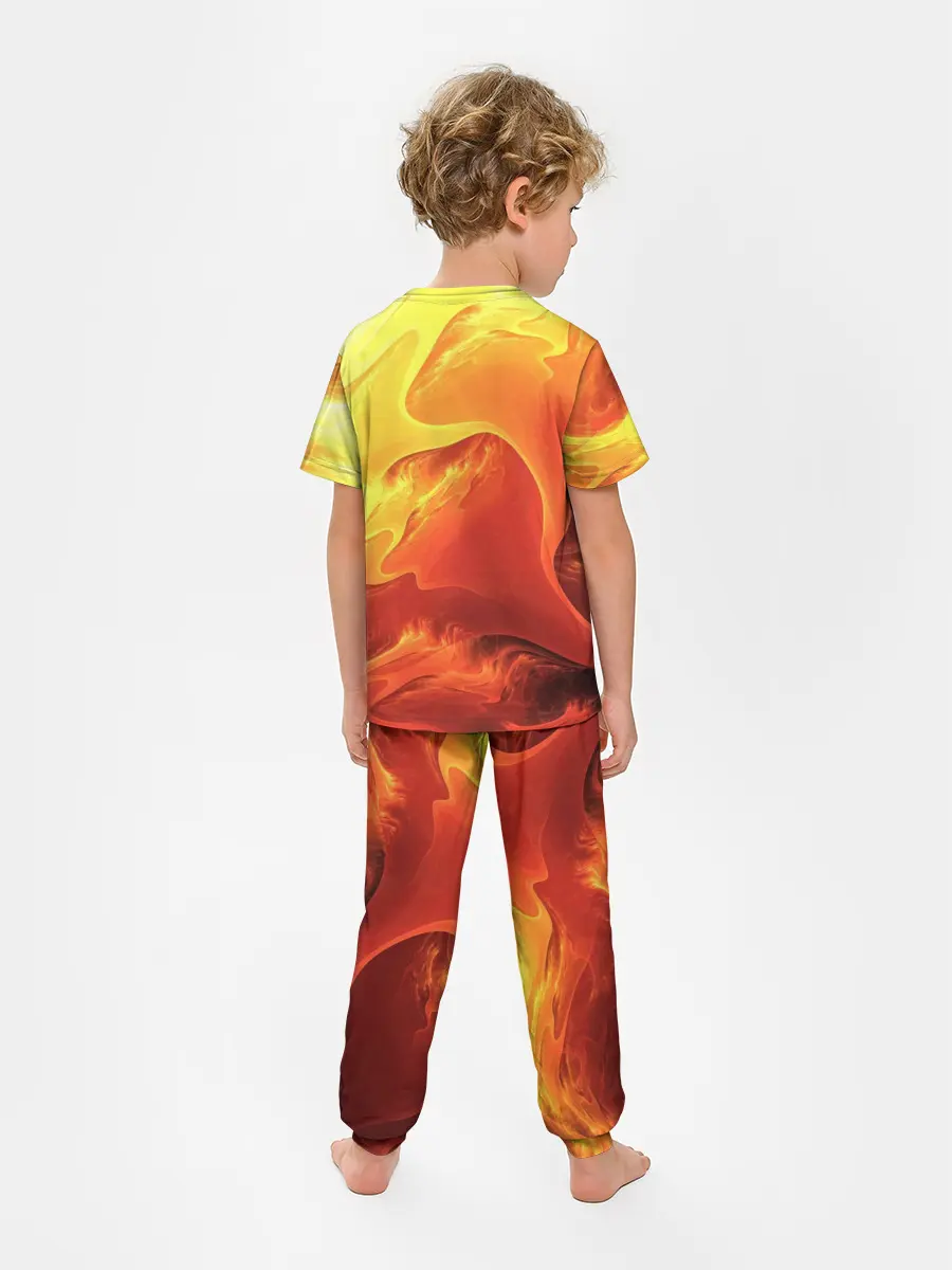 Детская пижама с брюками / Шаман Кинг | Хао | Зик