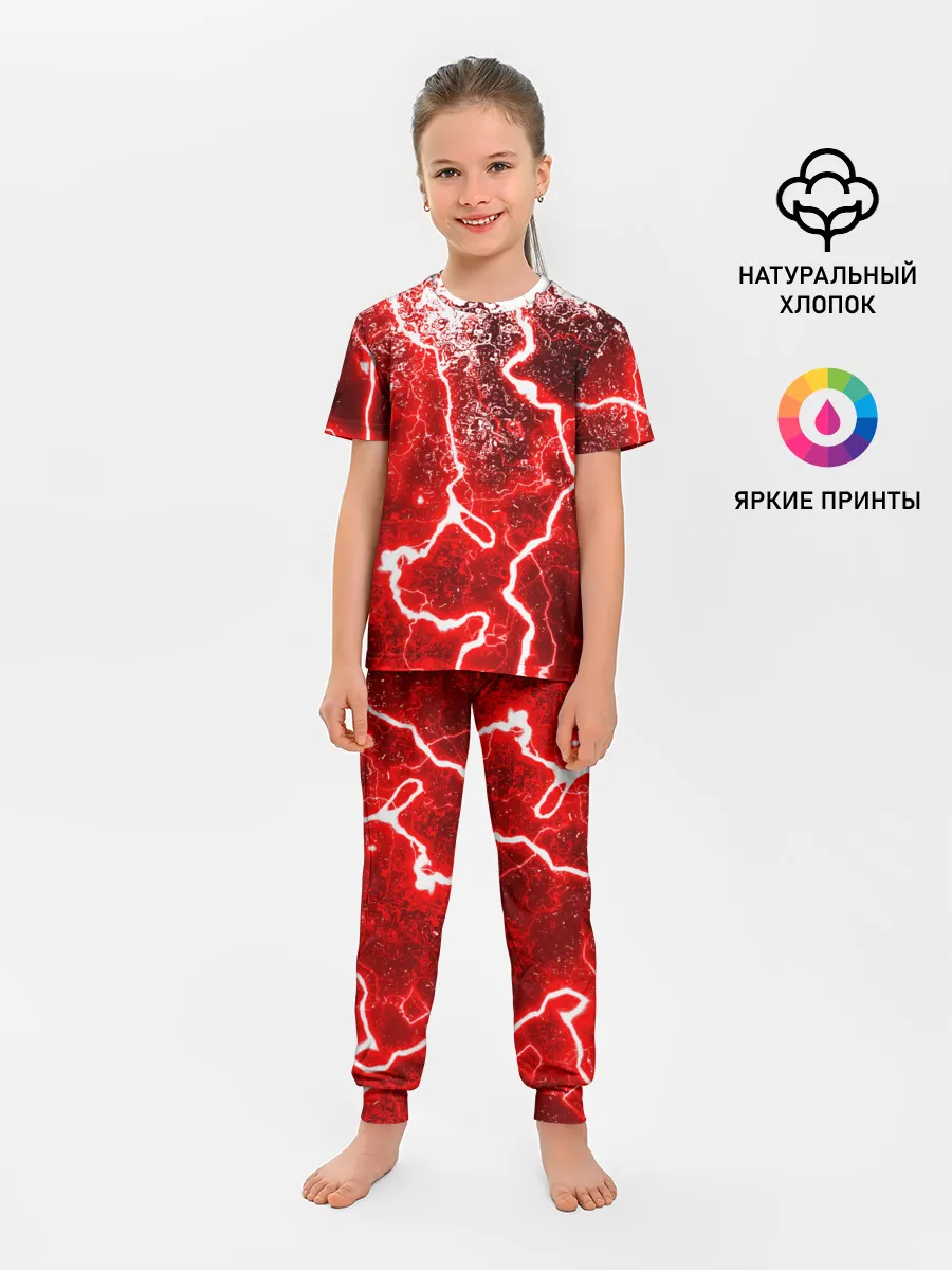 Детская пижама с брюками / БРЫЗГИ КРАСОК