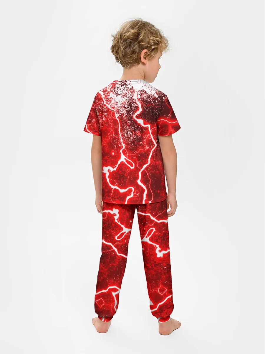 Детская пижама с брюками / БРЫЗГИ КРАСОК